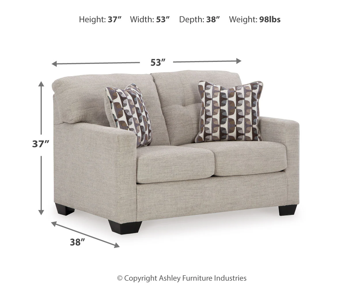 Sofa 2 Puestos Mahoney - Image 4